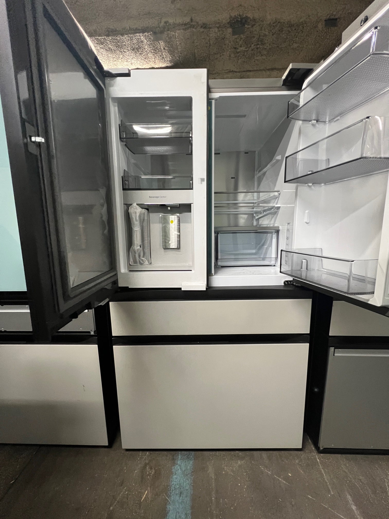 Samsung BESPOKE 29 cu. ft. 4-Door Blue & White
